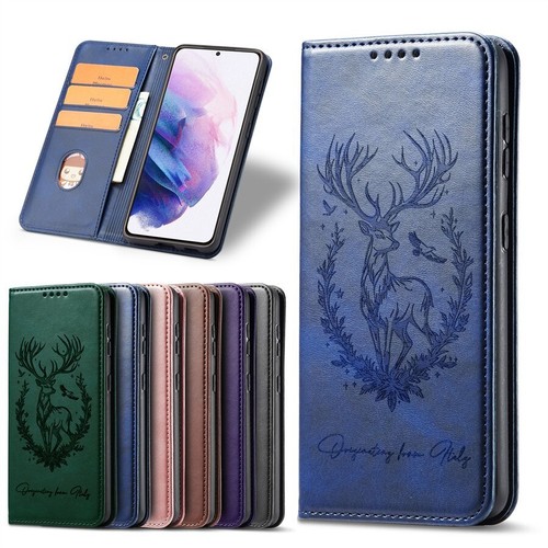 Leather elk deer - elk, wallet