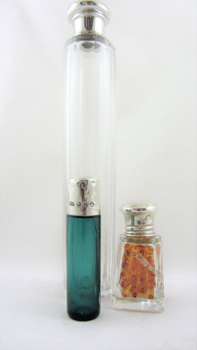 Antique glass and silver scent - and,