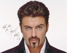 George Michael Signed 8" x 6"