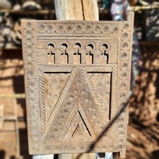 Antique berber granary door