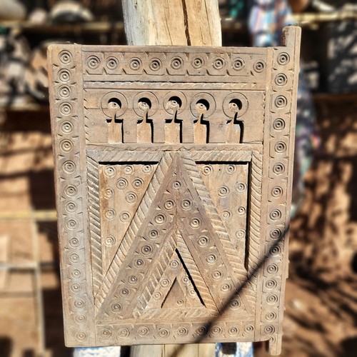 Antique berber granary door
