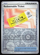 Redeemable Ticket 156/159