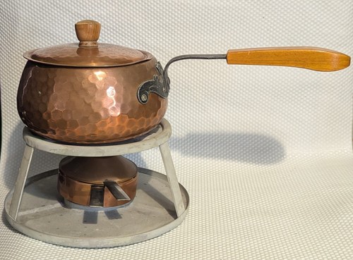 Vintage stockli copper fondue - copper,