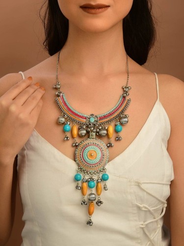 Afghan kuchi tribal necklace - afghan,