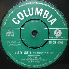 Dickie Pride - Betty Betty (Go