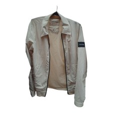 Calvin Klein Men's Lightweight Jacket Size Mediumin Cream
