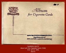 "GARDEN HINTS" -  Wills  set x50 Cigarette Cards (1938) loose in general album ^