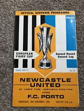 Newcastle United v F.C. Porto (European Fairs Cup) 1969-70