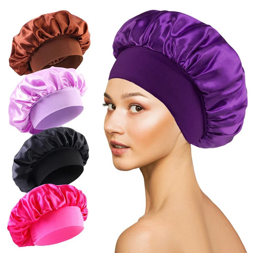 Women long hair luxury satin - long,