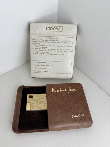 Sarome vintage gas lighter - sarome,