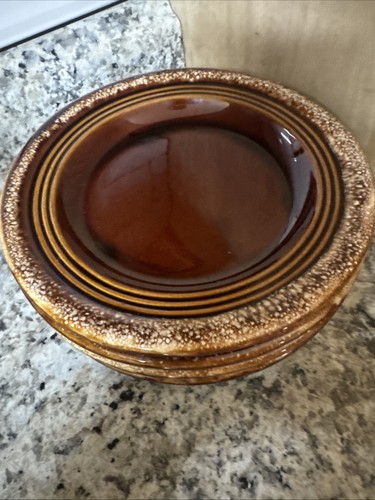 Set hull pottery brown - hull,