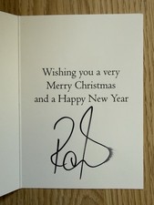 Robbie williams hand signed - williams,