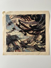 Cyril Power Air Raid Print, signed by Air Vice Marshall F. West (80 & 82/100)