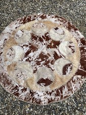 Handmade Round Rug Genuine