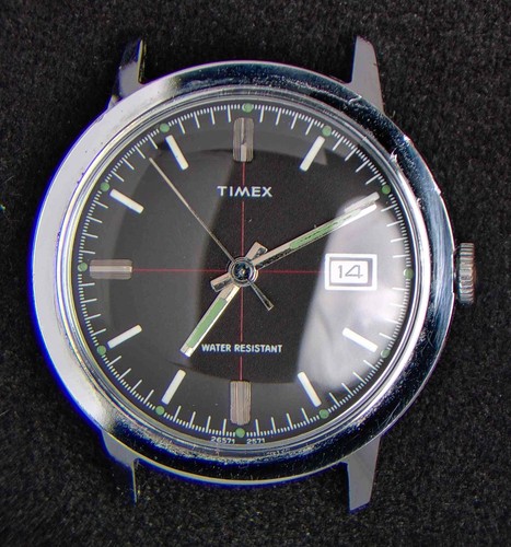 Timex crosshair black - crosshair, dial