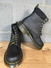 Dr Martens 1460 DM'S Wintergrip  Leather Collar Ankle Boots Size 3 UK