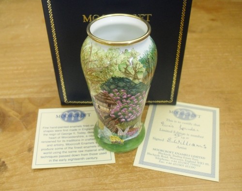 Boxed ltd moorcroft enamels - boxed,