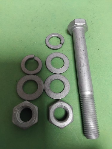 Front shock absorber bolt kit - shock,