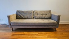 Dwell 3-Seater Grey Velvet