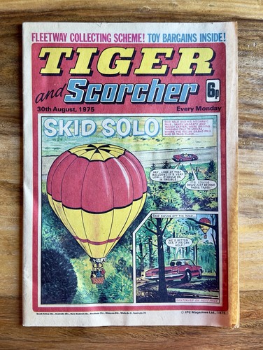 Tiger and scorcher comic dated - tiger,