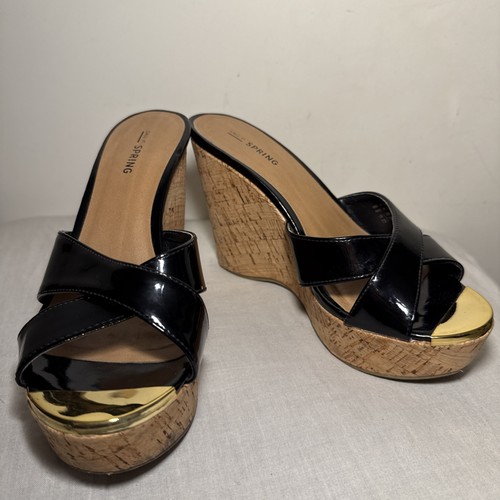 Call spring shoes cork heel - shoes,