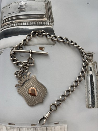 Antique sterling silver albert - sterling,