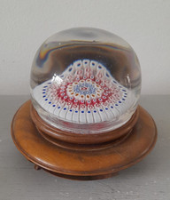 Antique Richardsons Old English Footed Paperweight 19th Century