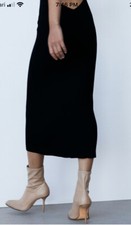 ZARA HEELED ANKLE BOOTIES NUDE