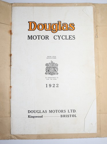 1922 douglas motor cycles - douglas,