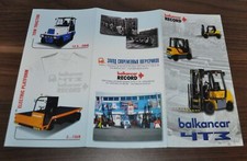 ChTZ Balkancar Forklift Tractor Truck Russian Brochure Prospekt
