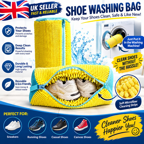 Shoe washing machine bag - machine,