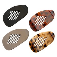 4PCs Duck Billed French Flat Hair Clips for Thin Hair Lay Down Claw Clips Women