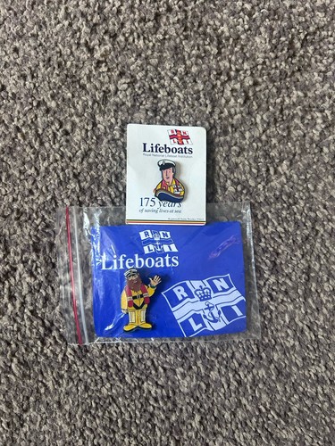 Rnli lifeboats pin badge - lifeboats,
