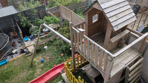 Treehouse style forest play - treehouse,