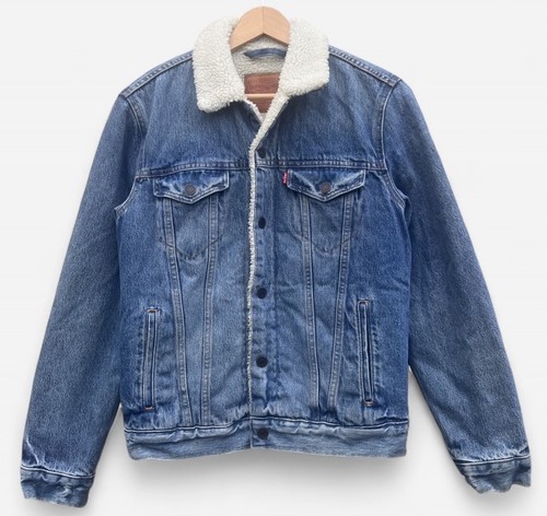 Levi blue sherpa lined denim - levi's,