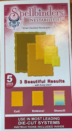 Spellbinders 201 deckled - spellbinders, s4-201
