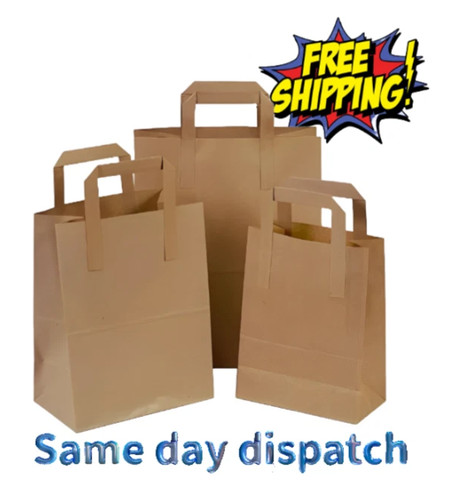 Brown kraft paper - brown, bags