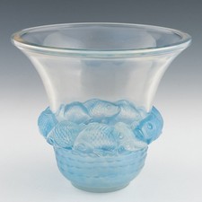 Rene Lalique Cheveaux Vase Marcilhac 1047 Designed 1930
