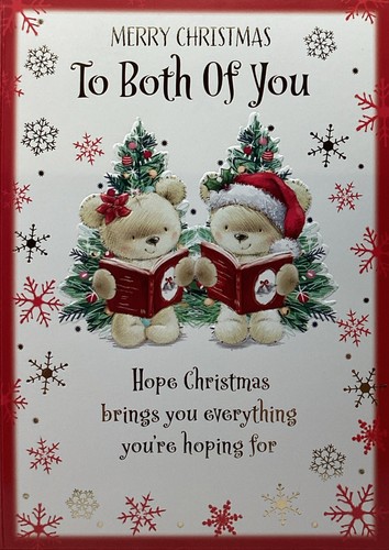Both you christmas card - both,