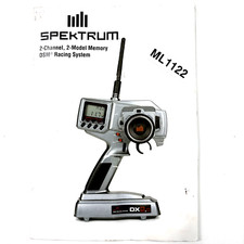 Spektrum DX2.0 2.4ghz digital radio Instruction Manual OZRC ML1122