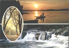 Morvan France Sunset Lake