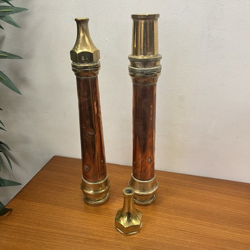 Antique brass and copper fire