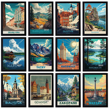 Vintage Travel Holiday Poster