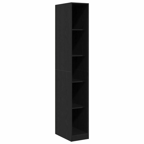 Walplus wardrobe black - walplus, oak