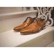 Loake Mens Foley Cedar Tan