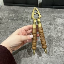 Vintage Brass And Wooden