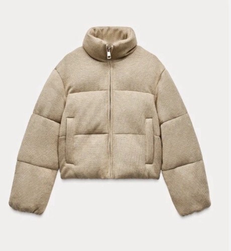 Zara dotted puffer jacket - zara,