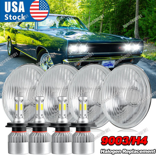 4pcs bright 3 4 led - 5-3/4,