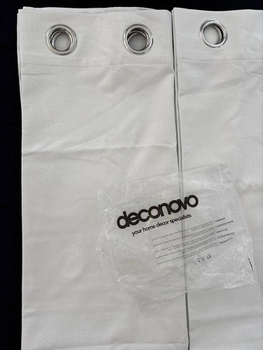 White faux linen blackout - linen,