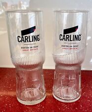 2 x Carling Pint Glasses 20oz Brand New 100% Genuine CE Marked Free Postage